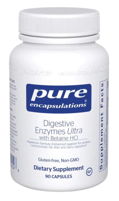 Digestive enzymes with betaine HCl