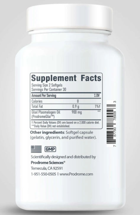Prodrome Glia (Plasmalogen N9) 60 softgels