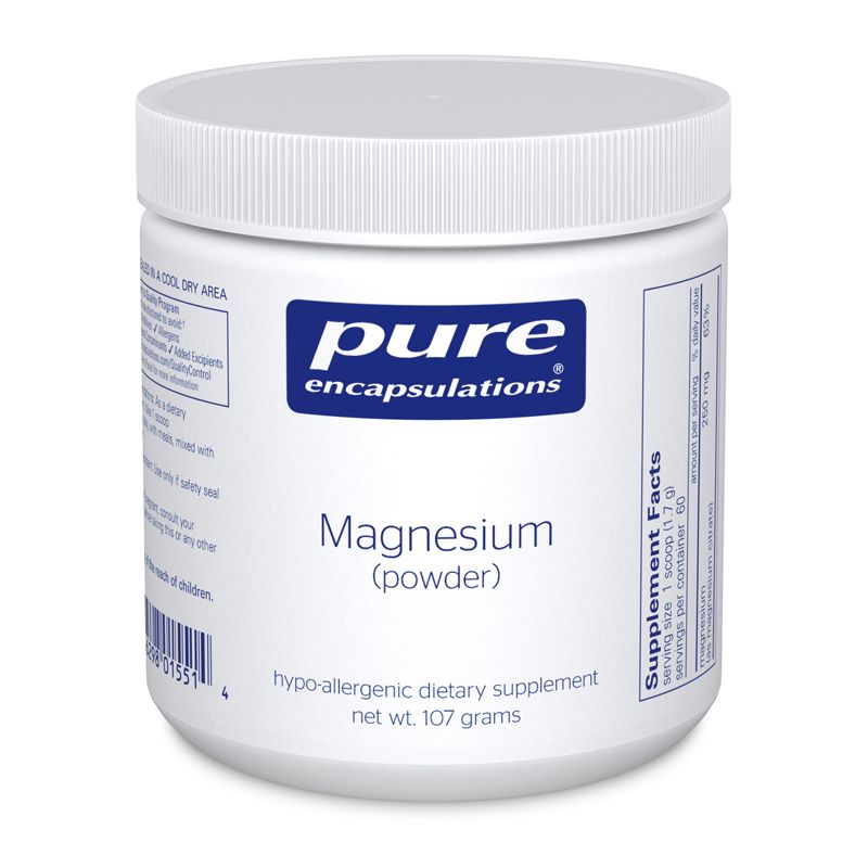 Magnesium citrate powder
