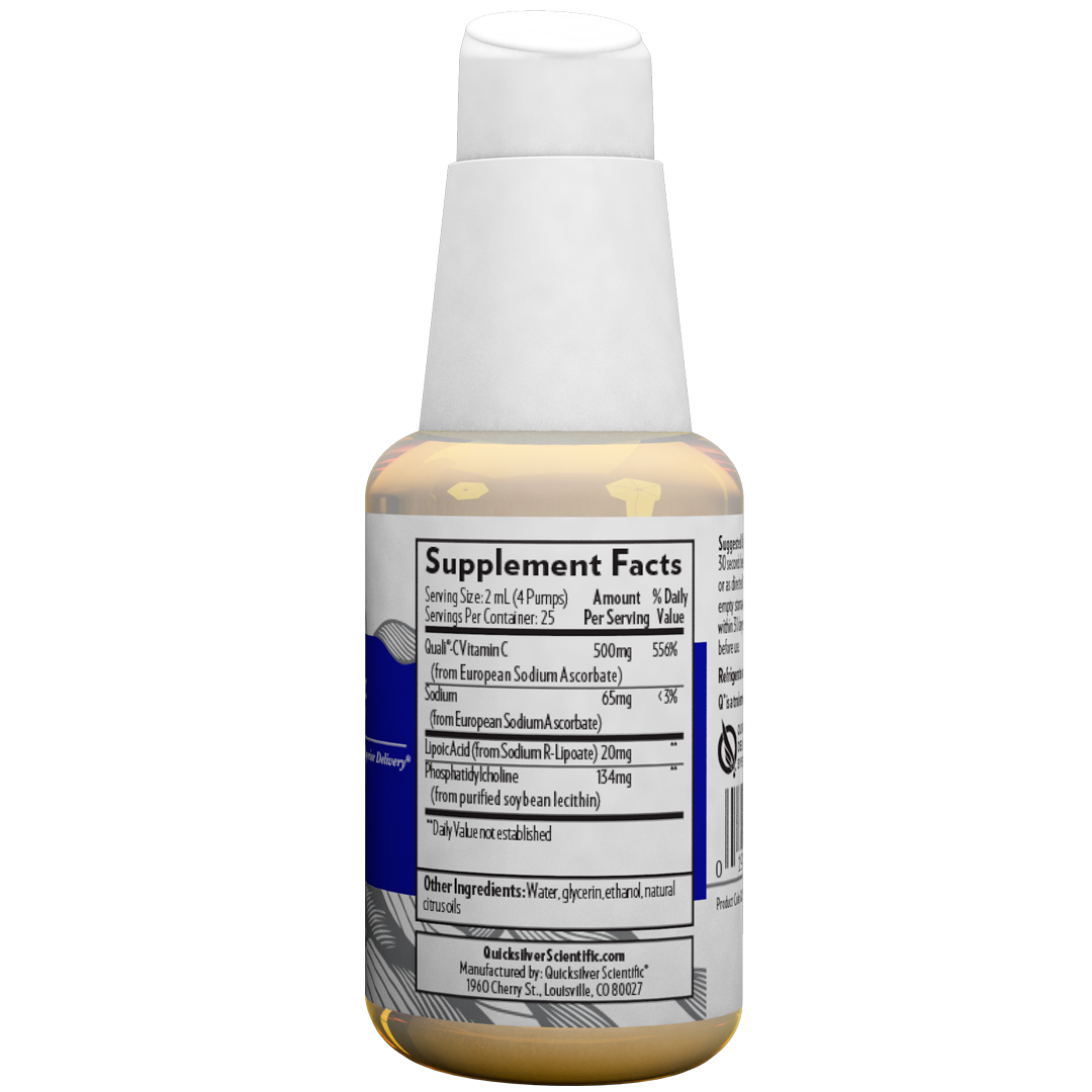 Liposomal vitamin C with R-lipoic acid